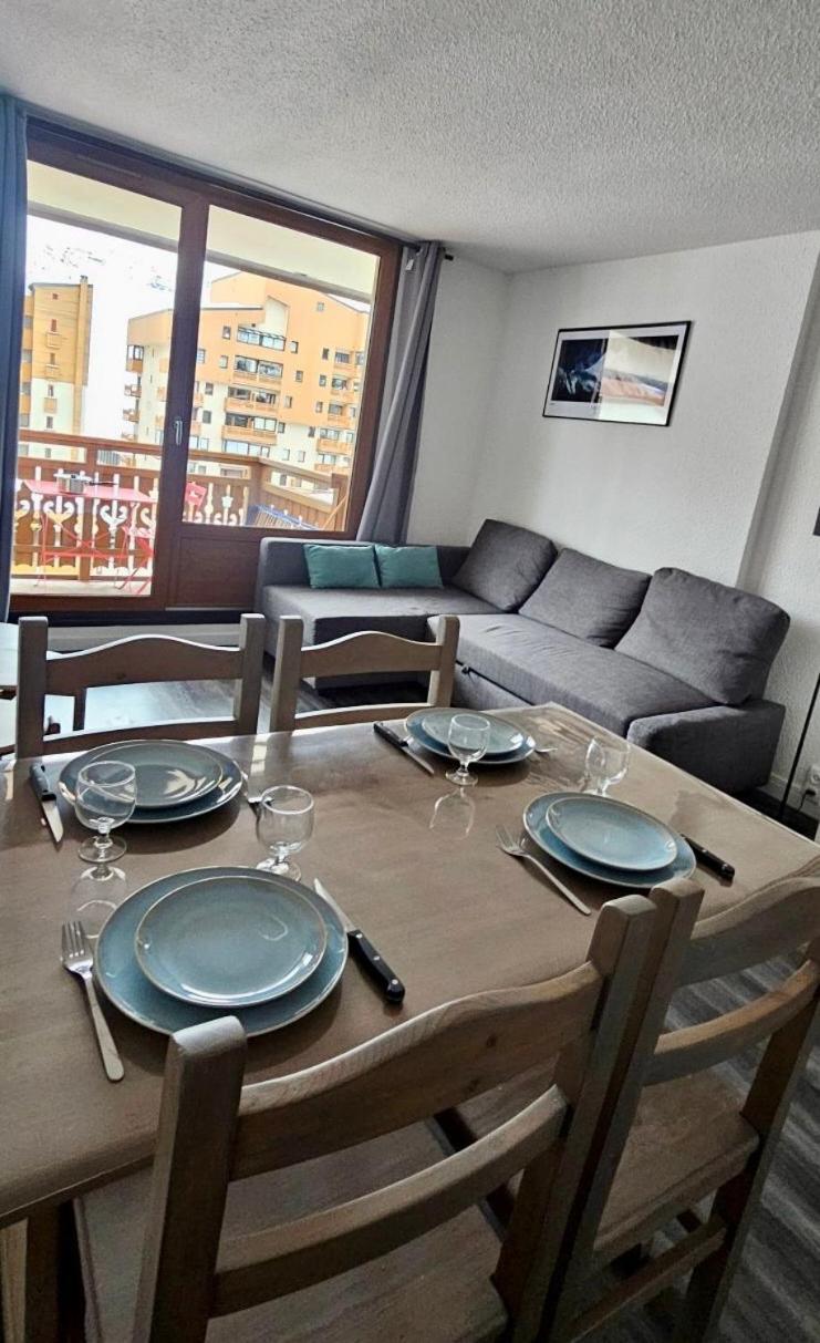 Val Thorens Studio 4 Pers Residence La Roche Blanche מראה חיצוני תמונה